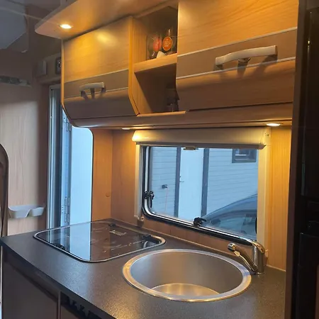 Motorhome In Northern Norway Camping Rognan