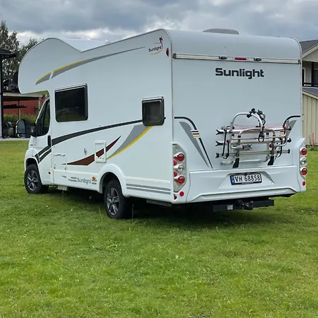 Kemping Motorhome In Northern Norway